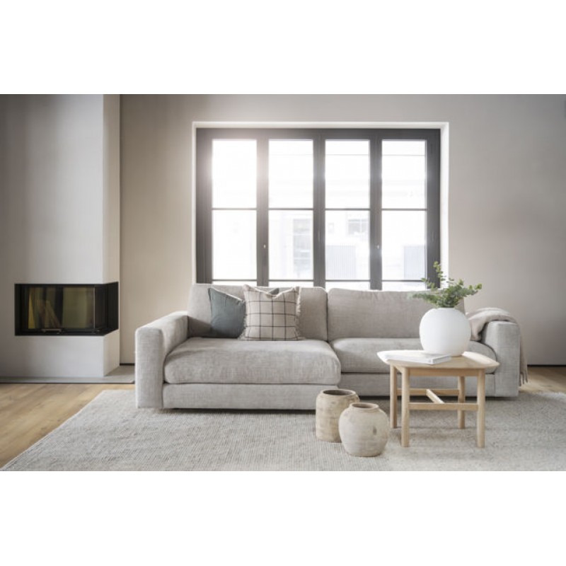 RO Duncan 3-Seater L-Sofa Light Grey